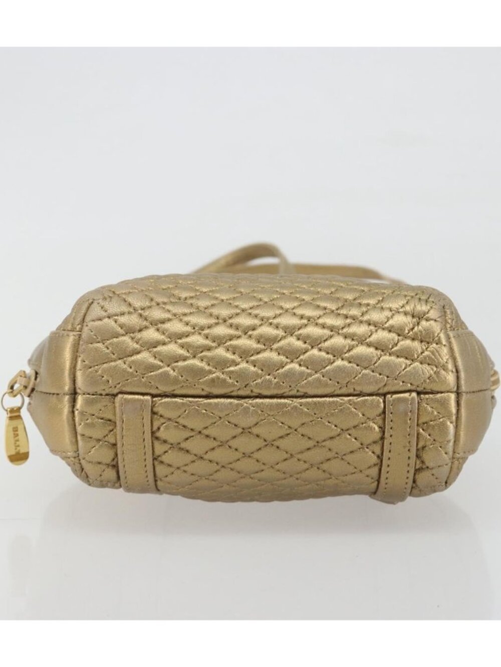 BALLY Backpack Leather Gold - Picture 4 of 16